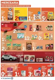 Folheto E.Leclerc semana 33 Página 18: Achocolatado em pó nesquik €5,24, Bolo americano donuts chocolate €1,69