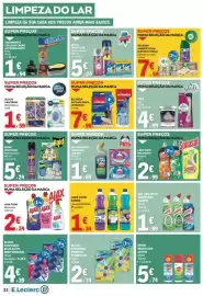 Folheto E.Leclerc semana 33 Página 32: Gel abrasivo sanitário líquido pato €1,69, Recarga sistema mopa ultramax vileda €7,99