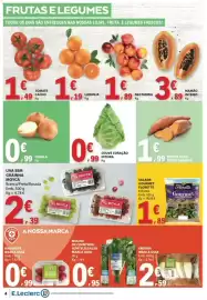 Folheto E.Leclerc semana 33 Página 4: Couve coração inteira €0,99, Batata doce polpa laranja €1,99