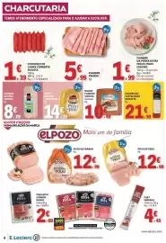 Folheto E.Leclerc semana 33 Página 6: Fiambre de Peru Primor €8,29, Chourição castelhano damatta €21,99
