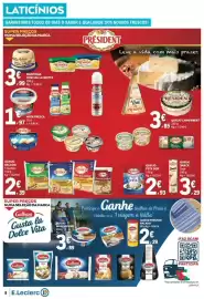 Folheto E.Leclerc semana 33 Página 8: Queijo feta dop €2,93, President queijo snack vaca €3,29