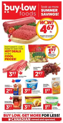 Buy-Low Foods flyer (valid until 19-08)
