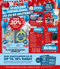 Bilka tilbudsavis Side 1: Samsung 55” Crystal UHD 4K TV €2.777,00, SPAR 20% på Bræt- og puslespil