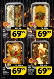 Løvbjerg tilbudsavis uge 33 Side 10: Kyllingespyd med fløde- kartofler €69,99, Kalkun cordon bleu med flødekartofler €69,99