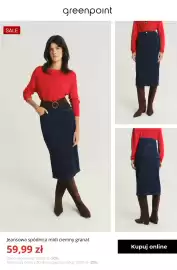 Greenpoint gazetka tydzień 33 Strona 2: Spódnica jeansowa midi Greenpoint ciemny granat €59,99
