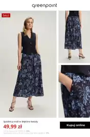 Greenpoint gazetka tydzień 33 Strona 5: Spódnica midi w błękitne kwiaty Greenpoint €49,99
