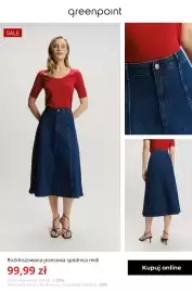 Greenpoint gazetka tydzień 33 Strona 7: Spódnica jeansowa rozkloszowana midi Greenpoint €99,99
