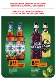 Groszek gazetka | Supermarket Strona 19: PIWO OKOCIM wybrane rodzaje €2,99, Piwo Garage Hardcore €6,49
