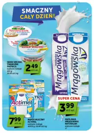 Groszek gazetka | Supermarket Strona 27: NAPÓJ MLECZNY ACTIMEL €7,99, Maślanka Mrągowska Naturalna €3,99