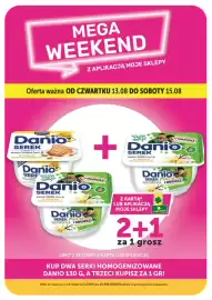Groszek gazetka | Supermarket Strona 6: Serki Homogenizowane Danio €1,00
