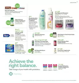 Publix weekly ad week 33 Page 13: Crest Pro-Health Toothpaste €6,00, Tampax Pearl or Radiant Tampons €8,99