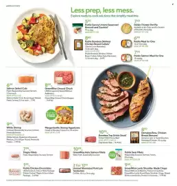 Publix weekly ad week 33 Page 4: GreenWise Ground Chuck €8,99, Salmon Select Cuts €6,99