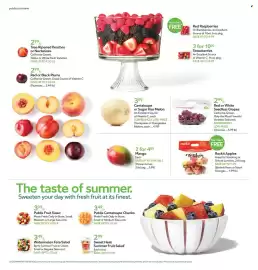 Publix weekly ad week 33 Page 6: Red Seedless Grapes €2,99, Mango €4,00