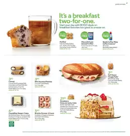 Publix weekly ad week 33 Page 9: GreenWise Dessert Cakes €6,29, Publix Bakery Brioche Donuts €5,49
