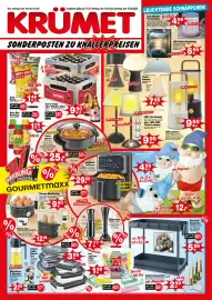 Krümet Sonderposten Prospekt woche 33 Seite 1