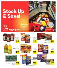Save Mart weekly ad Page 3: Crav'n Flavor Crackers €6,00, Sunny Select Ready to Eat Soup €2,99