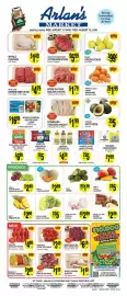 Arlan's Market weekly ad week 33 Page 1: Bone In Pork Sirloin Chops €1,79, Certified angus beef bottom round steaks €5,99