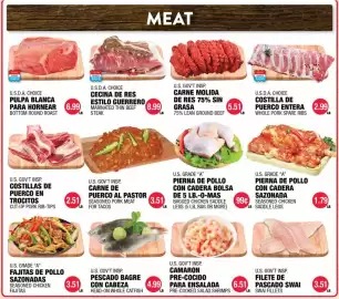 Carnicerias Jimenez weekly ad week 33 Page 1