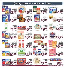 Food Town weekly ad week 33 Page 20: Norteñita queso fresco €4,49, La Chona hot or mild chorizo €2,99