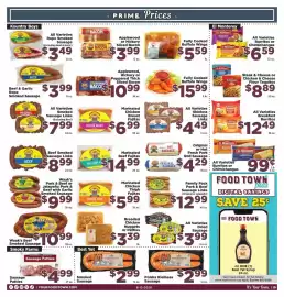 Food Town weekly ad week 33 Page 15: Country Boys Marinated Beef Fajitas €14,99, El Monterey burritos or chimichangas €0,99