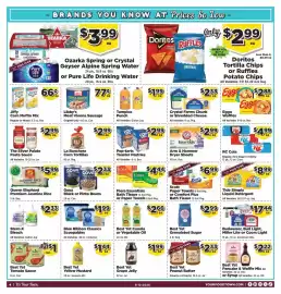 Food Town weekly ad week 33 Page 4: Tide Simply Liquid Detergent €8,99, Goya black or pinto beans €2,33