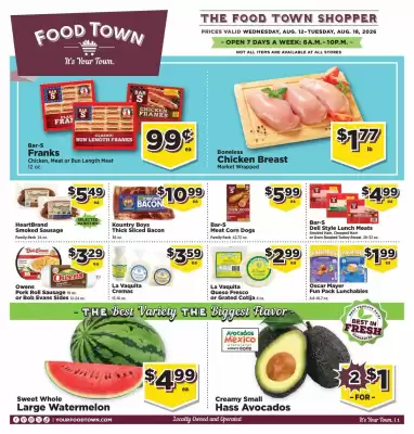 Food Town (valid until 18-08)