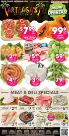 Arteagas Food Center weekly ad week 33 Page 1: Arteaga's Pico de Gallo €3,99, Beef Ground Meat €7,99