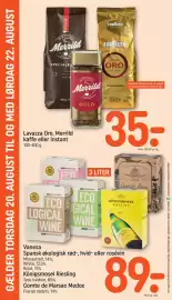 REMA 1000 tilbudsavis uge 34 Side 24: Vanesa Spansk økologisk rød-, hvid- eller rosévin €89,00