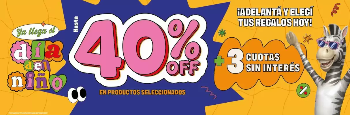Juguetería Cebra (válido hasta 2-09)