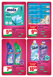 Dino gazetka tydzień 33 Strona 6: Płyn do płukania Silan €16,89, Ręcznik papierowy Mola Maxi długie €5,99