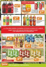 Gama gazetka Strona 10: Piwo Zatecky €3,49, Napój herbaciany Lipton €5,99