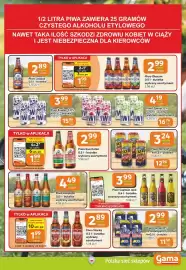 Gama gazetka Strona 11: Piwo Harnaś 0% Orzeźwiająca Cytryna €2,99, Piwo Tatra JP €3,24