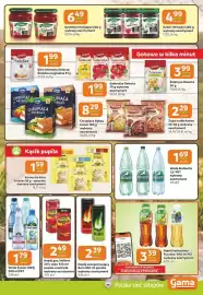 Gama gazetka Strona 9: Woda Żywiec Zdrój €1,79, Napój gaz. Hellena 20% soku 330 ml puszka oranżada €2,49
