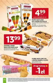 Stokrotka gazetka tydzień 33 Strona 38: GoferkI, Rurki Waflove Maślane €13,99, Rożki Waflove do Lodów Gotszlik €4,99