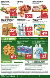 Stokrotka gazetka tydzień 33 Strona 51: Szynka Krakus €2,89, Kawa mielona Lavazza €22,99