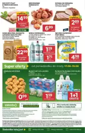 Stokrotka gazetka tydzień 33 Strona 51: Szynka Krakus €2,89, Kawa mielona Lavazza €22,99