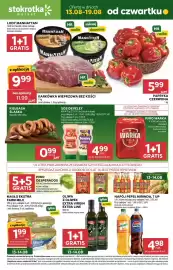 Stokrotka Market gazetka tydzień 33 Strona 1: Papryka Hit €5,99, Kiełbasa Olewnik €0,99