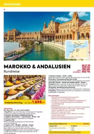 Billa Reisen Flugblatt Seite 6: MAROKKO & ANDALUSIEN Rundreise €1.899,00