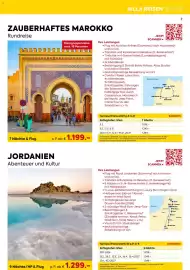Billa Reisen Flugblatt Seite 7: JORDANIEN Abenteuer und Kultur €1.299,00, Zauberhaftes Marokko Rundreise €1.199,00