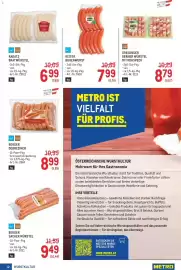 Metro Flugblatt Seite 12: Reiter Burenwurst €7,99, Radatz Bratwürstel €6,99