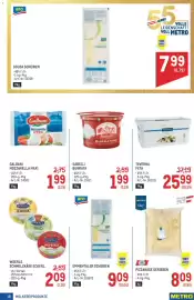 Metro Flugblatt Seite 18: Gouda Scheiben €7,99, Mucci Chef Pizzakäse gerieben €8,09