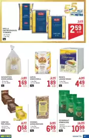Metro Flugblatt Seite 25: Barilla Hartweizengriess Teigwaren €2,59, Kuchenpeter Semmelbrösel €1,69