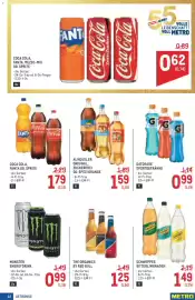 Metro Flugblatt Seite 32: Coca Cola, Fanta, Mezzo-Mix od. Sprite €0,62, Gatorade Sportgetränke €0,99