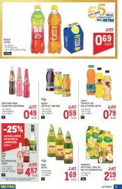 Metro Flugblatt Seite 33: Dreh und Trink Fruchtsaftgetränke €0,49, Rauch Eis Tee €0,69