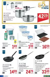 Metro Flugblatt Seite 40: Schmorpfannen Aluminium beschichtet €24,79, Schneidbretter METRIC €16,59