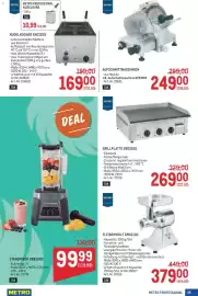 Metro Flugblatt Seite 45: Aufschnittmaschine GFS3019 €249,00, Grillplatte GEG2001 €269,00