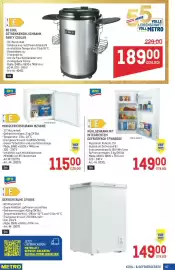 Metro Flugblatt Seite 47: Be Cool Getränkekühlschrank Party Cooler €189,00