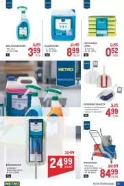 Metro Flugblatt Seite 53: GLASREINIGER €8,99, KEHRGARNITUR HACCP €4,99