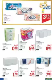 Metro Flugblatt Seite 54: Cosy Toilettenpapier €3,15, Zewa Toilettenpapier Premium Soft €5,65