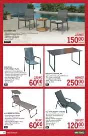 Metro Flugblatt Seite 60: ALU-DREIBEINLIEGE XL €60,00, Alu-Kippliege mit Auflage €120,00